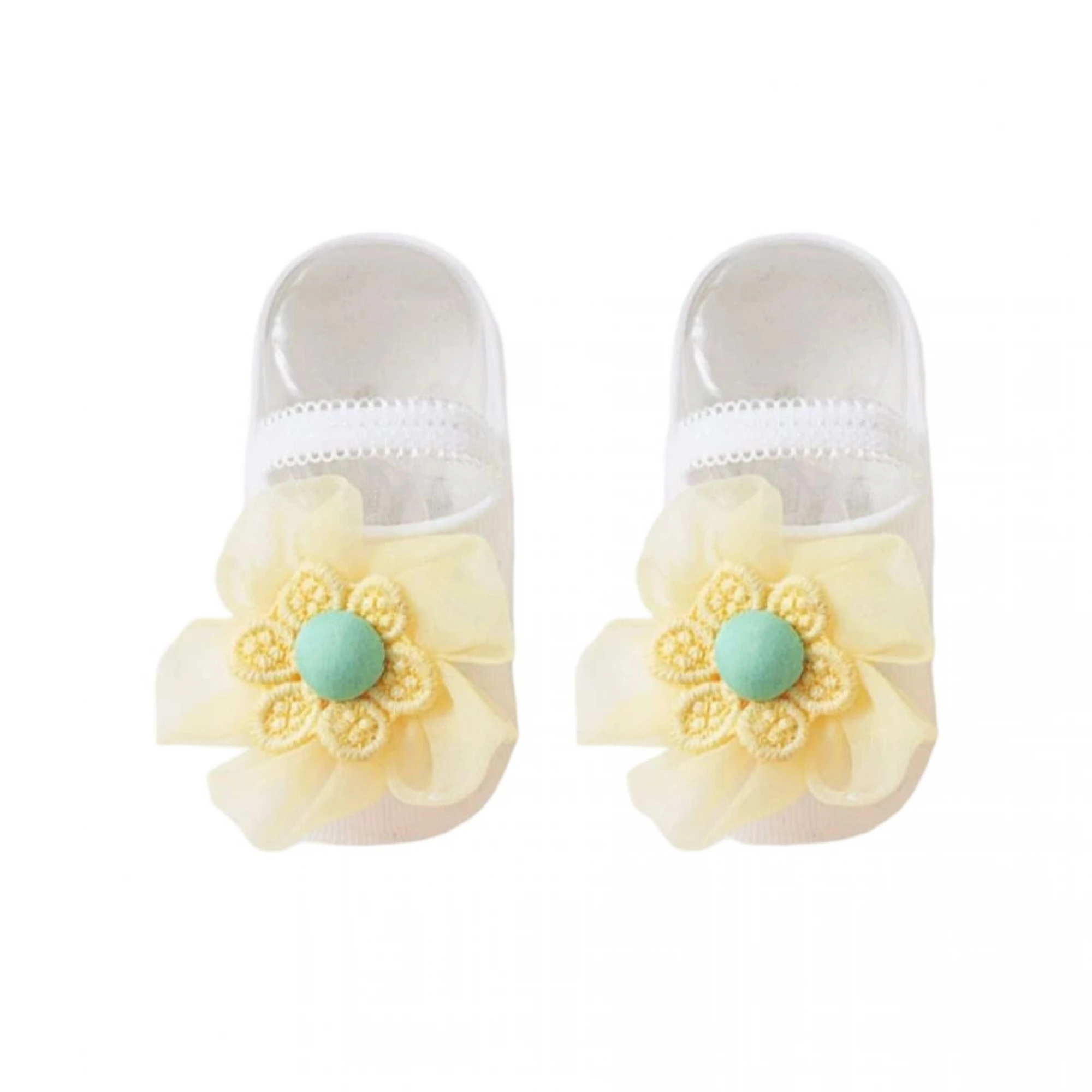 Baby Girls Floor Socks Flower Soft Elastic Non-slip Princess No Show Socks