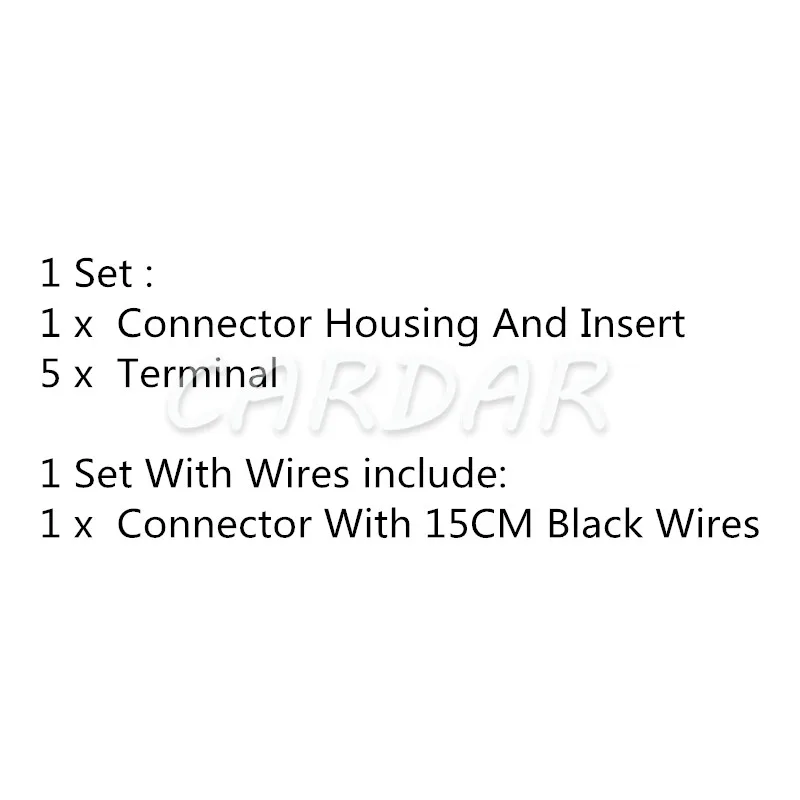 1 Set 5 Pin 1379217-1 Ventilated Seat Motor Plug Automotive Wiring Harness Socket With Terminals AC Assembly