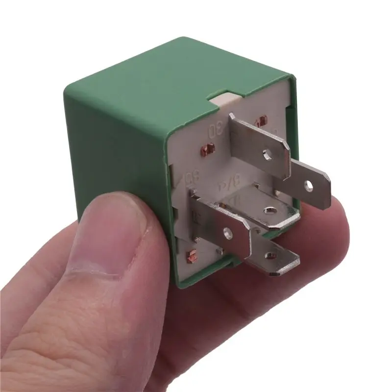 12V 35A 5 Pins Cooling Radiator Fan Relay Green 6547TX For 206 207 306 307 406 407 807