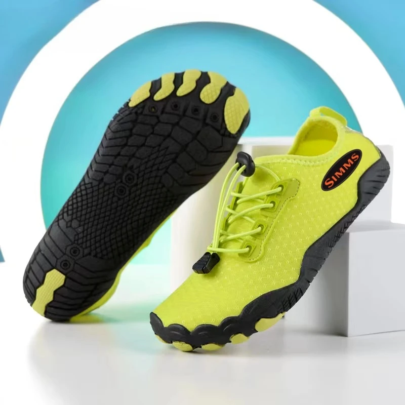 SIMMS Fishing Shoes Wading Boots For Men Breathable Quick Dry Water Shoes Anti Slip Rubber Sole Sneakers Outdoor view 6