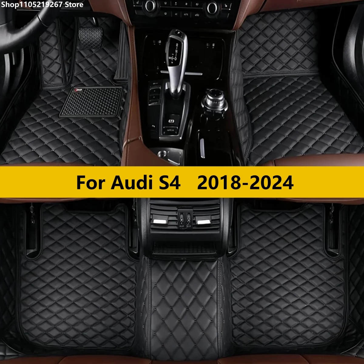 

Car Floor Mats For Audi S4 2018 2019 2020 2021 2022 2023 2024 Custom Auto Foot Pads Automobile Carpet Cover Interior Accessories