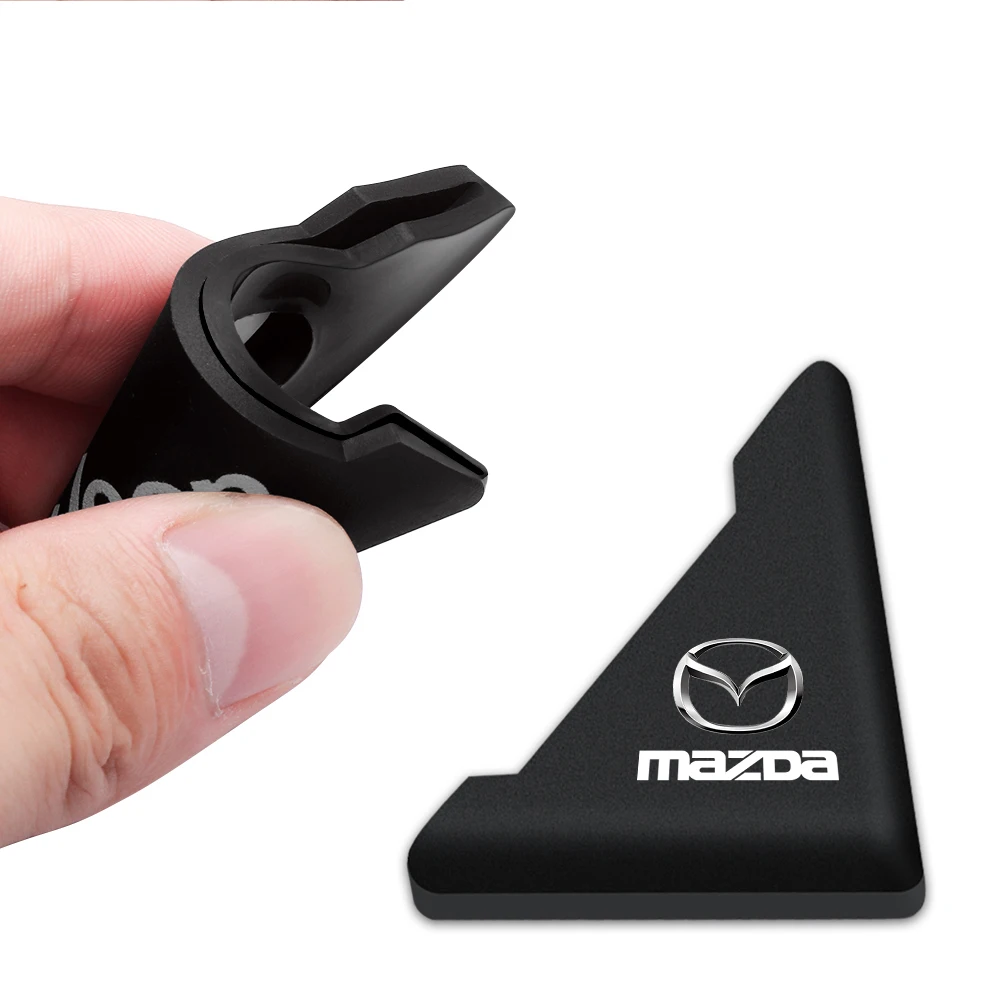 2pcs Silicone Car Door Corner Anti-Bump Anti-Scratch Protective Film For Mazda 2 3 5 6 Axela Atenza Speed 6 CX-3 CX-4 CX 5 CX-7