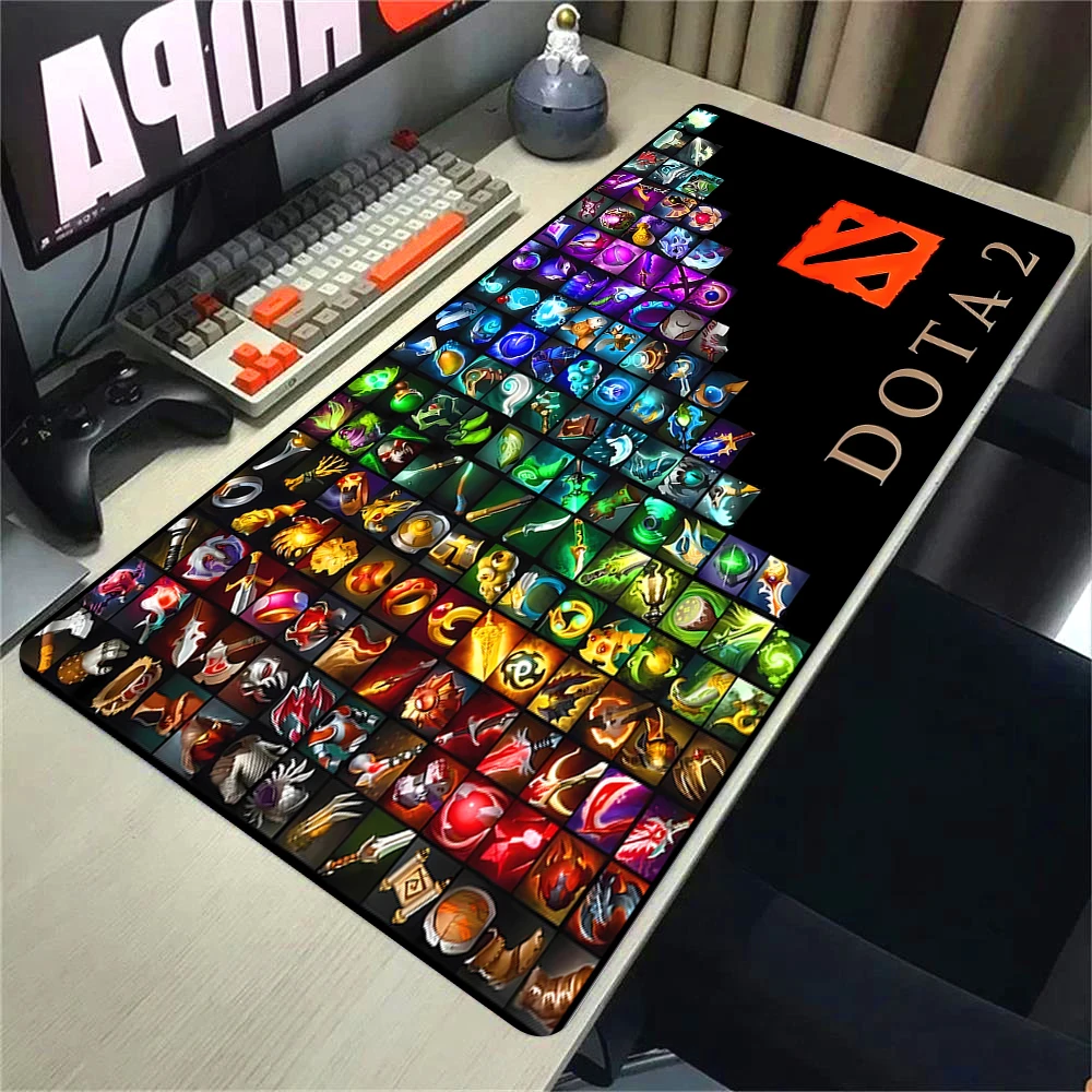 DOTA2 Game Mouse Pad Large for Dota 2 Gaming Mousepad XXL Rubber Non-slip Desk Mat Keyboard Mice Pads Computer Accessories 90x40