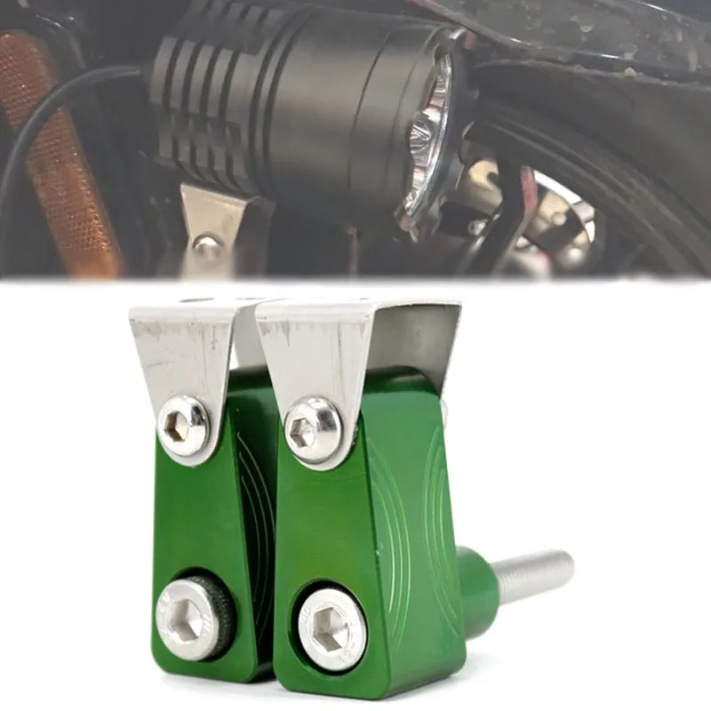 

Motorcycle Lower Fork Spotlight Holder Lights lamp Mounting bracket Fit For ER6N ZX6R ER6F ZX10R ZZR1400 ZX9R