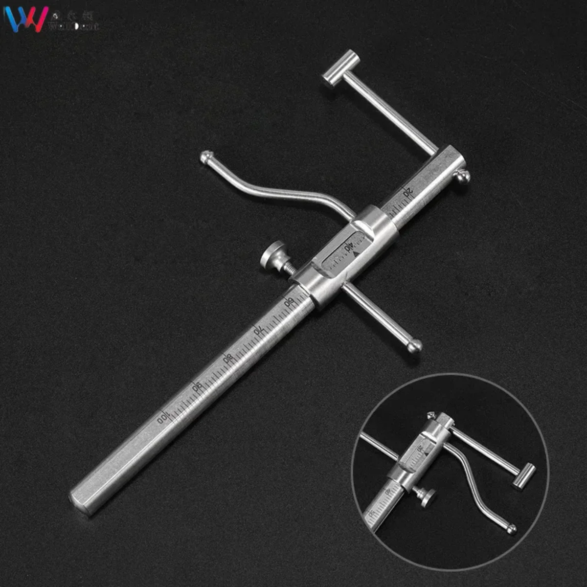 Dental Professional Labs Implants VDO Ruler Venus Apollo Gauge 20-100mm Measurings Dentures Calipers Prosthetics Dentisty Tools