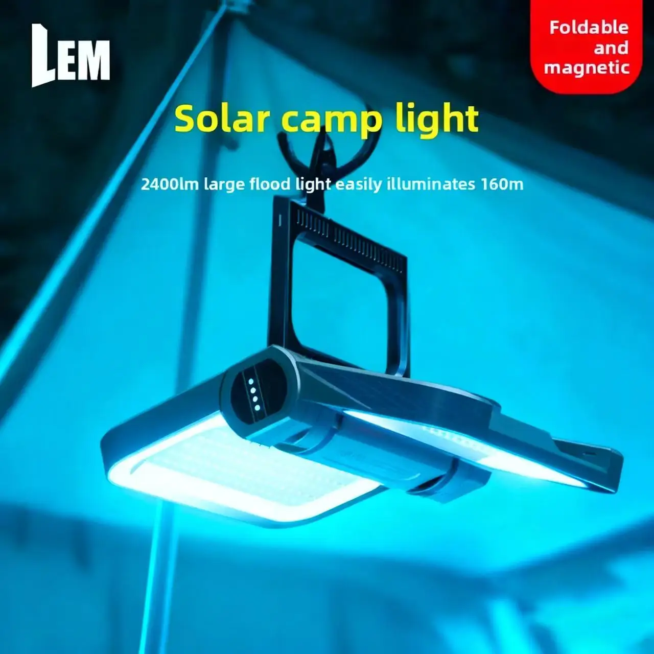 

LEM Открытый светильник для кемпинга на солнечной энергии Долговечный аварийный светильник для отключения электроэнергии