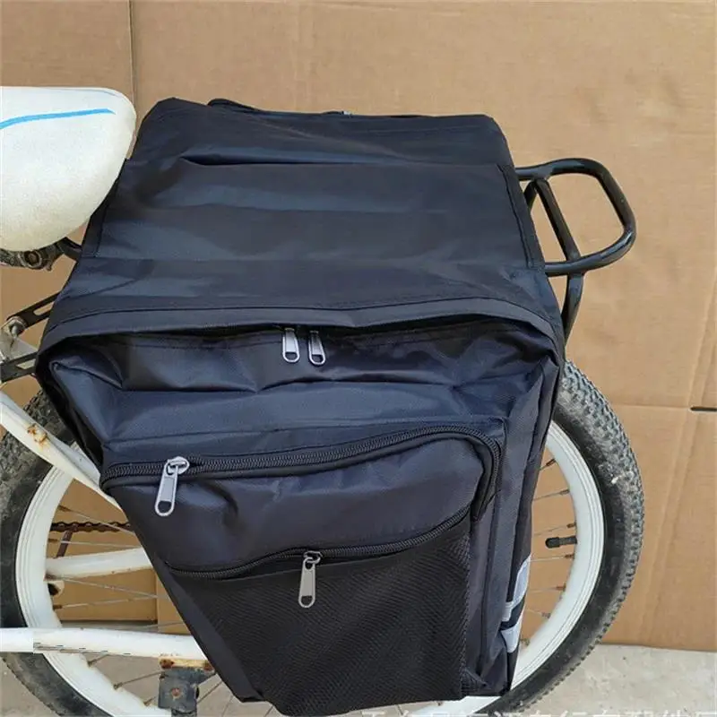 

Сумка-переноска на заднюю стойку велосипеда — двухсторонний велосипедный багаж высокой вместимости для прочного хранения в путешествиях и поездок на работу