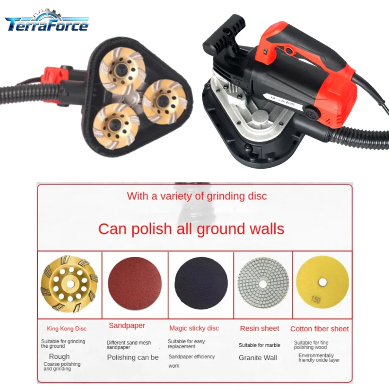 小型携帯式ディスクコンクリートグラインダー、ハンドヘルドエッ - Floor Grinding Machine のレビューと価格