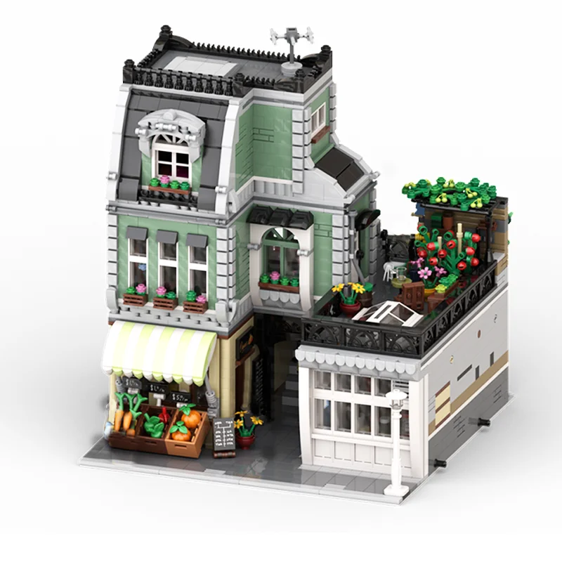 3627 قطعة MOC نجار S متجر وحدات نموذج اللبنات العمارة هدايا عيد الميلاد تجميع اللعب فكرة التعليم الطوب #5