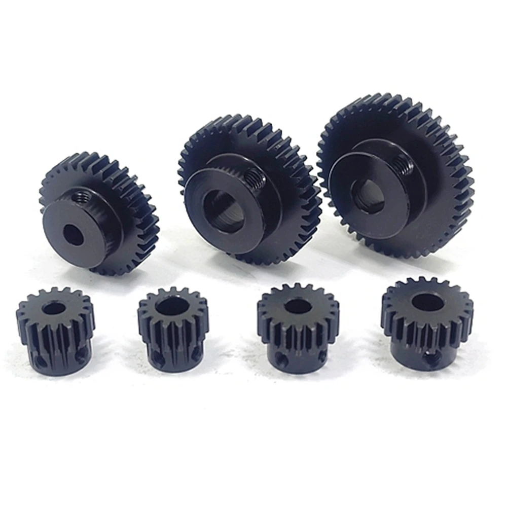 Precision 0.8M Spur S45C Steel Gear 15-90 Teeth Metal Reduction Engraving Machine Motor Transmission Gear Set HIGH QUALITY