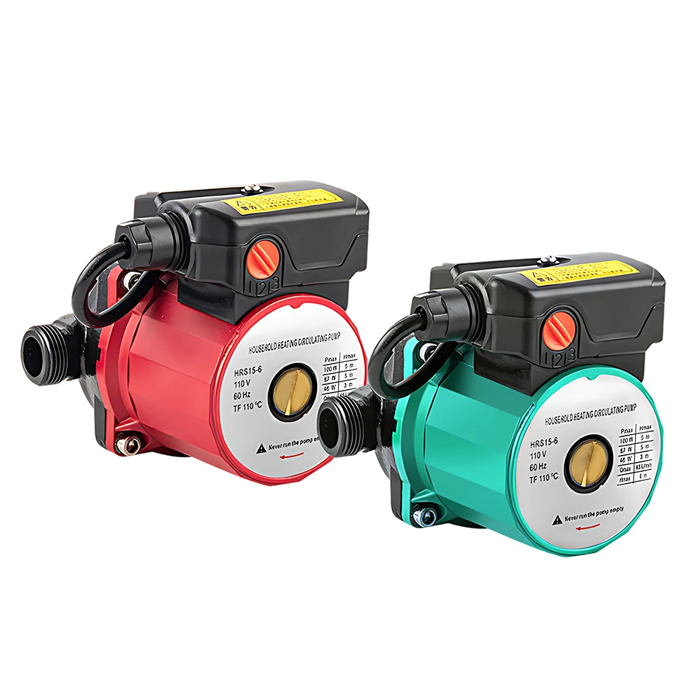 AC220V 50Hz 65L/min 6m Head Circulating Pump, Hot Water Recirculator for Boiler, Underfloor Heating Circulating Water Pump
