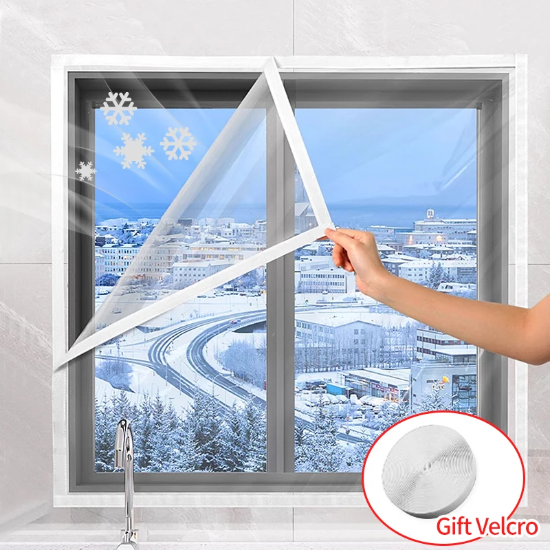 

Winter warm curtains, insulated windproof sealed windows, transparent thick plastic, cold proof and insulated, screen windows