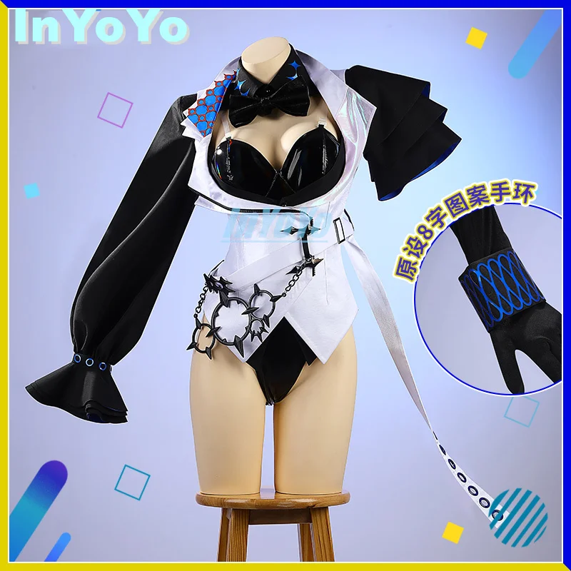 InYoYo Hoshirube Sho Cosplay Vtuber NIJISANJI Costume Coat Top Jumpsuit Uniform Halloween Party Outfit Women Clothing S-XXL