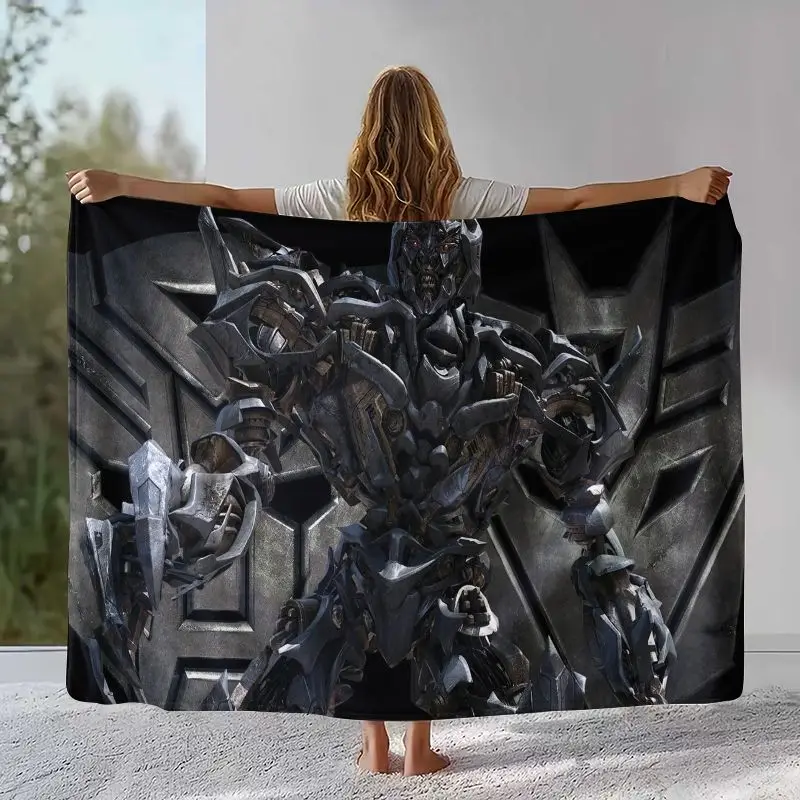 Autobots Transformers Optimus Prime Flannel Throw Blanket,Cozy Warm Blanket for Bed,Sofa,Living Room,Picnic,Camping,Home Decor