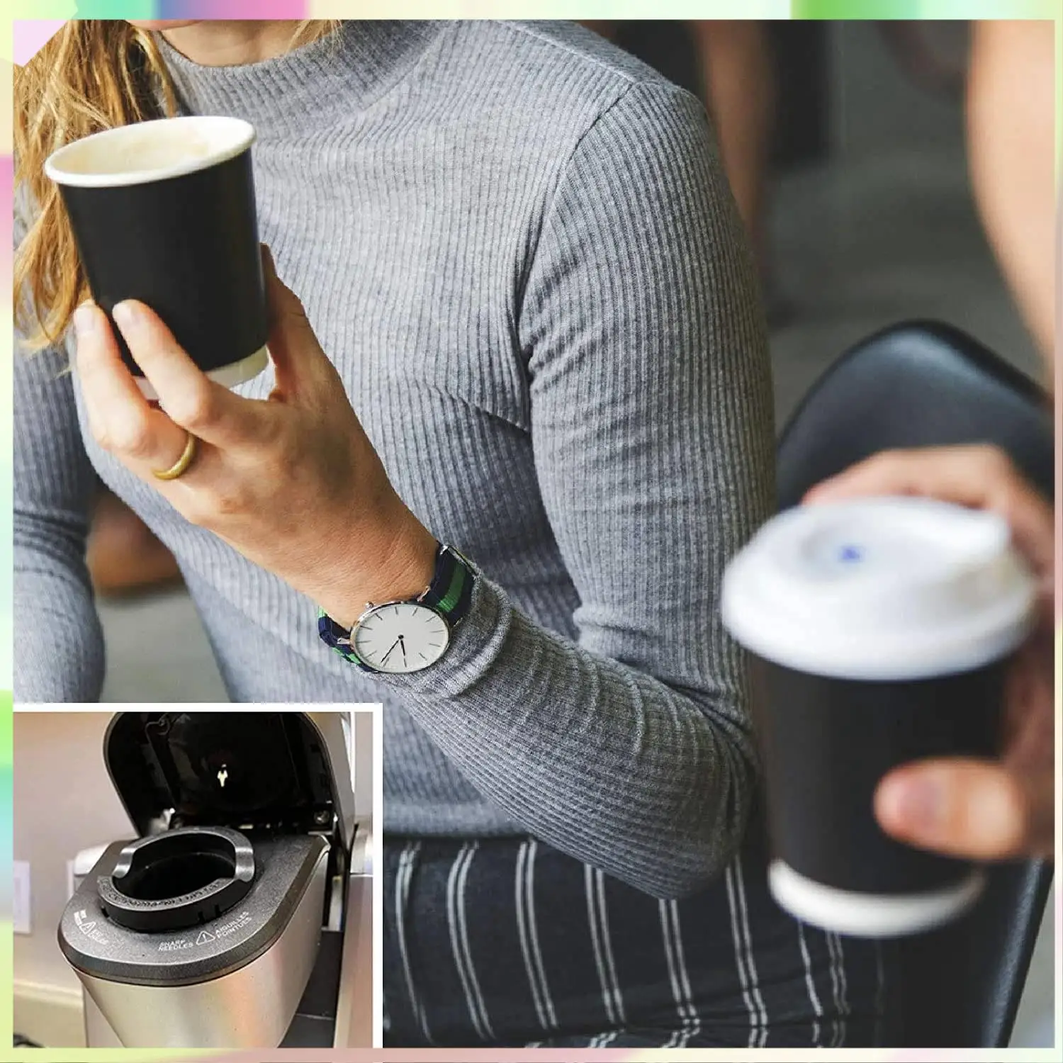 

B23B 2 Pcs K Cup Coffee Holder Needle Compatible For Keurig Pod Brewer K10 K40 K45 K60 K65 K70 K75 K77 K79