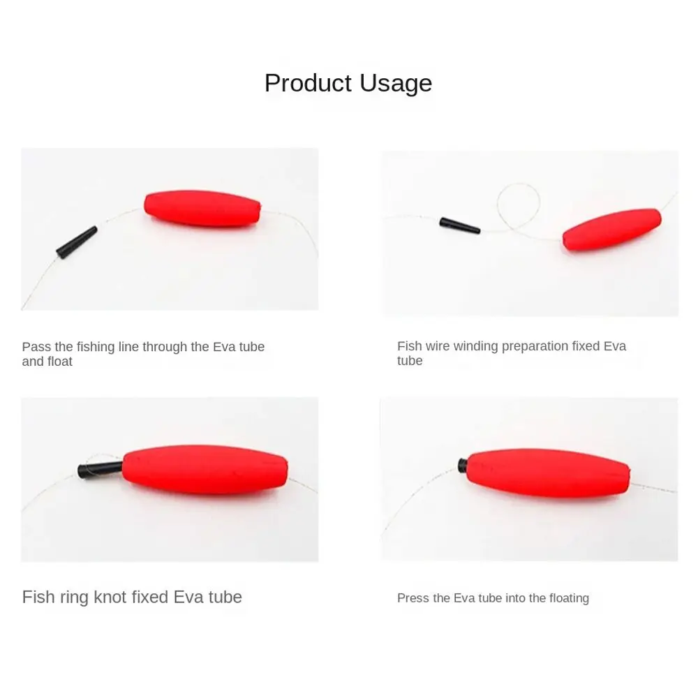 

10PCS With Pipe Plug Cigar Floating Hard Foam Lightweight Fishing Long Cast S M L XL Buoyancy Fishing Corks Bobbers Fisherman