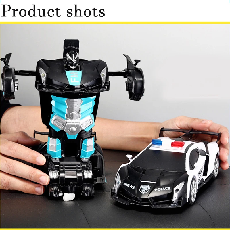 Véhicule transformable 2 en 1 Poli le policier Robocar éveil et jeux