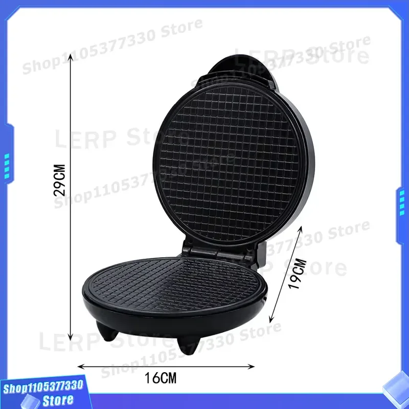 Commercial 1 Plate Waffle Maker Bread Machine Shrimp Snack Tool Electric Baking Device For Home Kitchen Use High Quality