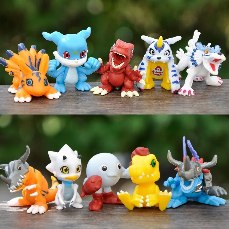 

9pcs/set Digimon Digimon Adventure Anime Figure Model PVC Collection Ornaments Statue Dolls Birthday Toy Gifts Christmas Gifts