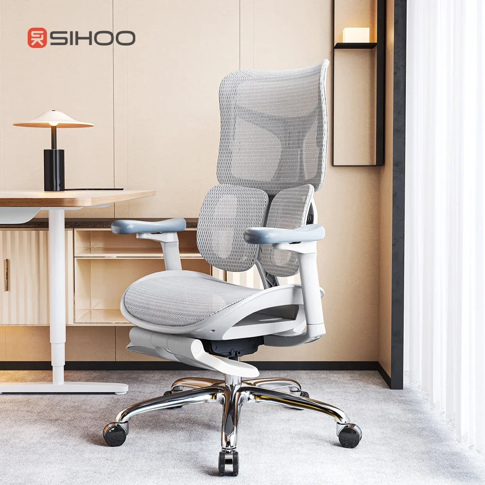 SIHOO S100 full mesh Breathable Mesh Design High Back Computer Chair 4D Armrests Home Office Smart Chair