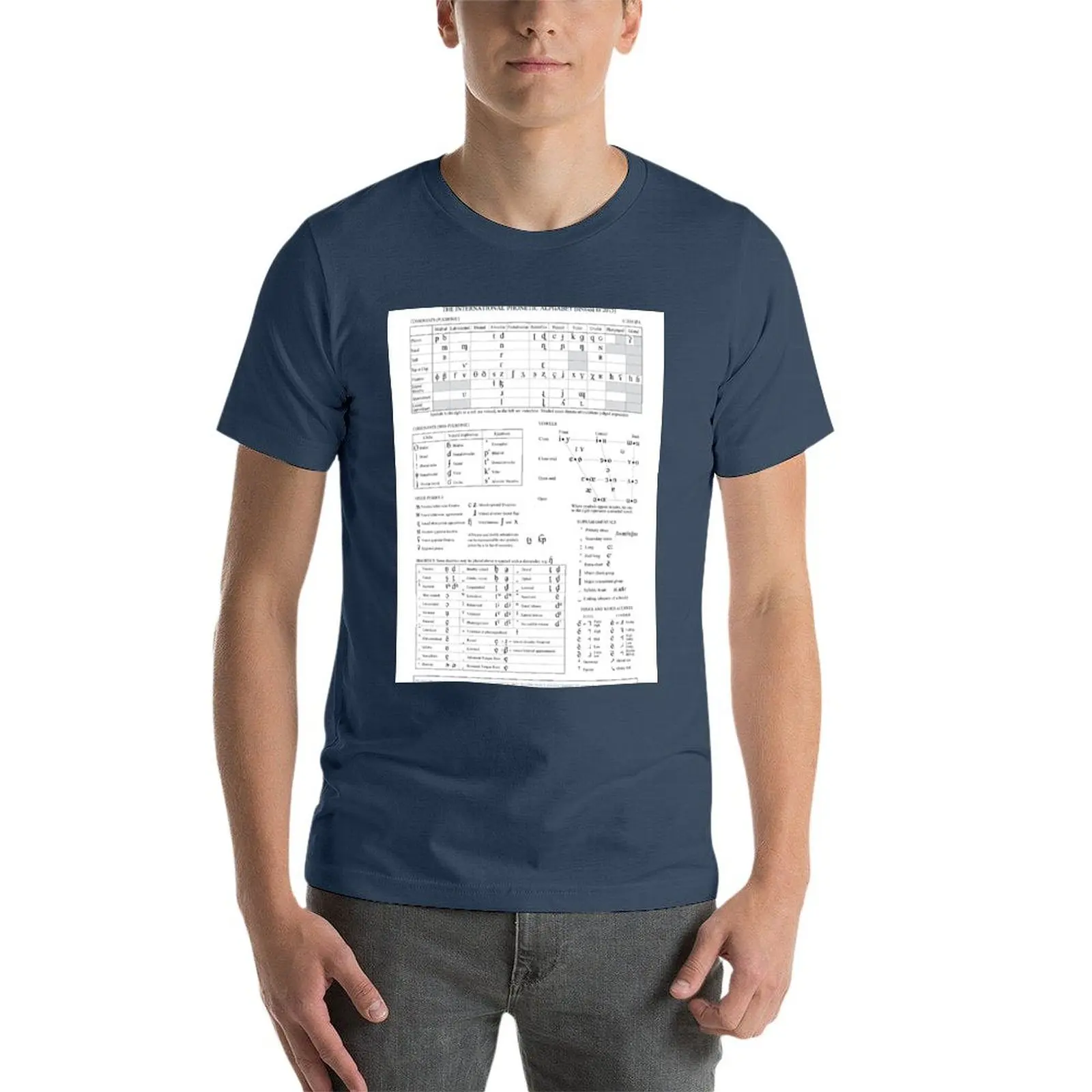 تي شيرت International Phonetic Alphabet IPA تي شيرت مع مطبوعات تي شيرت رجالي جرافيك تي شيرت قطن 100% تي شيرت #4