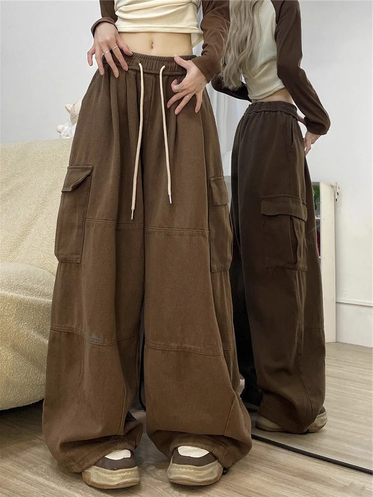 

plus Size Wide Leg Work Pants Women's Loose Fit High Waist Dstring Trousers Summer Casual Faion for plus Size Women