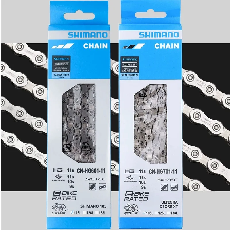 AliExpress Shimano Bike Chain HG701 HG601 HG901 105UT 11 Speed Bicycle Chain 11V 116L R7000 MTB Road 5800 M7000 Chain with Missing Link