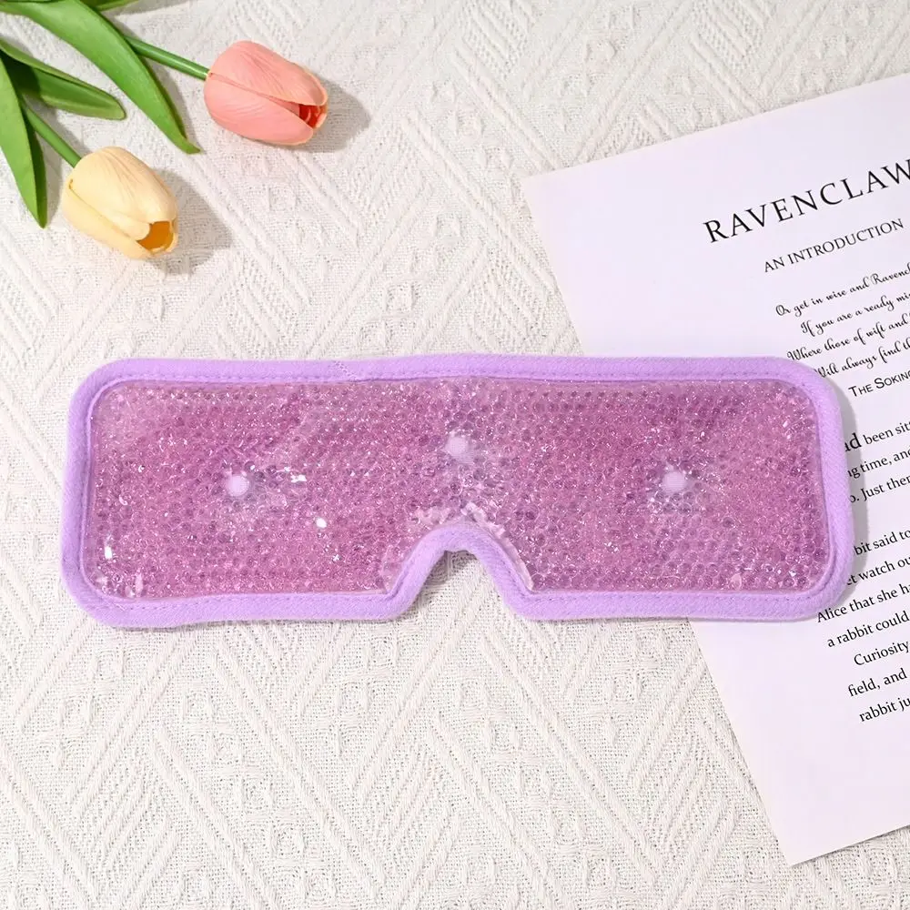 Relaxation Reusable Beads Gel Eye Mask PVC Relieves Eye Strain Care Eye Mask Hot/Cold Gel Sleep Mask Compress Puffy Eyes