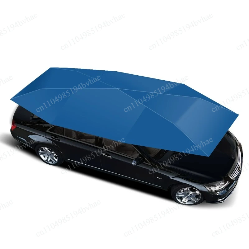 Fully automatic car parasol awning intelligent remote control roof sun protection mobile carport heat insulation folding block