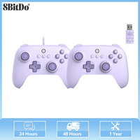 8BitDo - Ultimate C Wireless 2.4G Controller For PC,Windows 10, 11,Steam Deck,Raspberry Pi, Android,Ultimate C Wired Gamepad