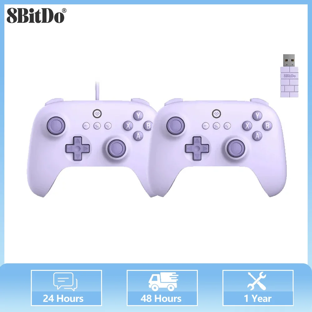 8BitDo - Ultimate C/2C Wireless 2.4G Controller For PC,Windows 10, 11,Steam Deck,Raspberry Pi, Android,Ultimate C Wired Gamepad