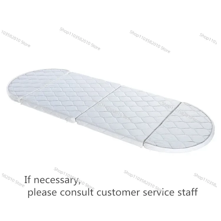 Includes mattress Crib Solid Wood Newborn Baby Cradle Multifunctional Paint-free Movable Children's Splicing Big Bed