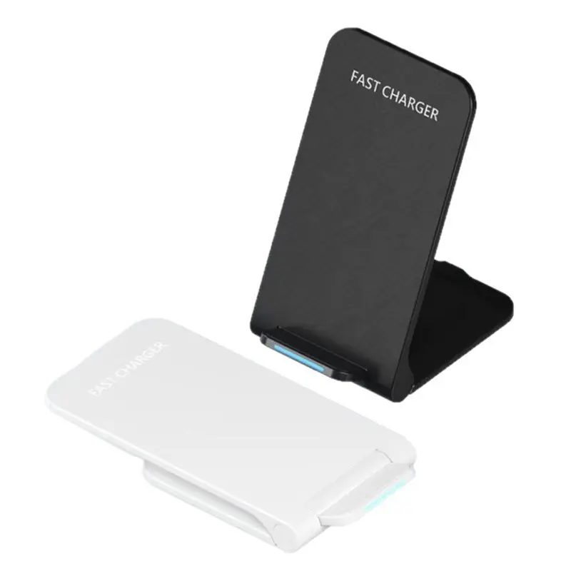 Efficient Fast For Wireless Charging Stand, 15W Desk Phone Stand Adapter For Wireless Charging Phones White