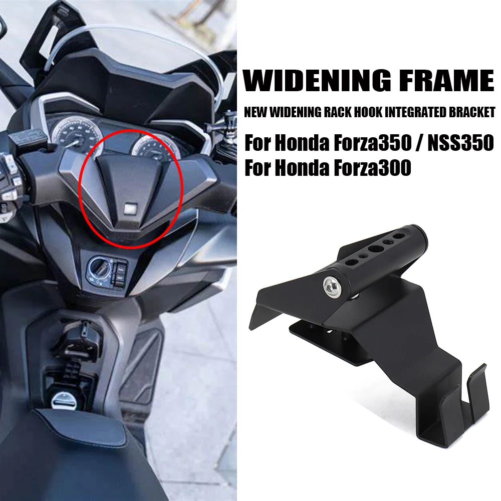 

Motorcycle Black Helmet Hook Luggage Clamp Bag Holder Hanger GPS Mount For Honda Forza 350 FORZA350 NSS350 Forza 300 FORZA300
