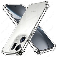 For Oppo Find X9 Pro 5G Case Clear Airbags Soft Silicone Back Cover On Appo Orro FindX9 FindX9Pro 2025 Camera Shockproof Coque