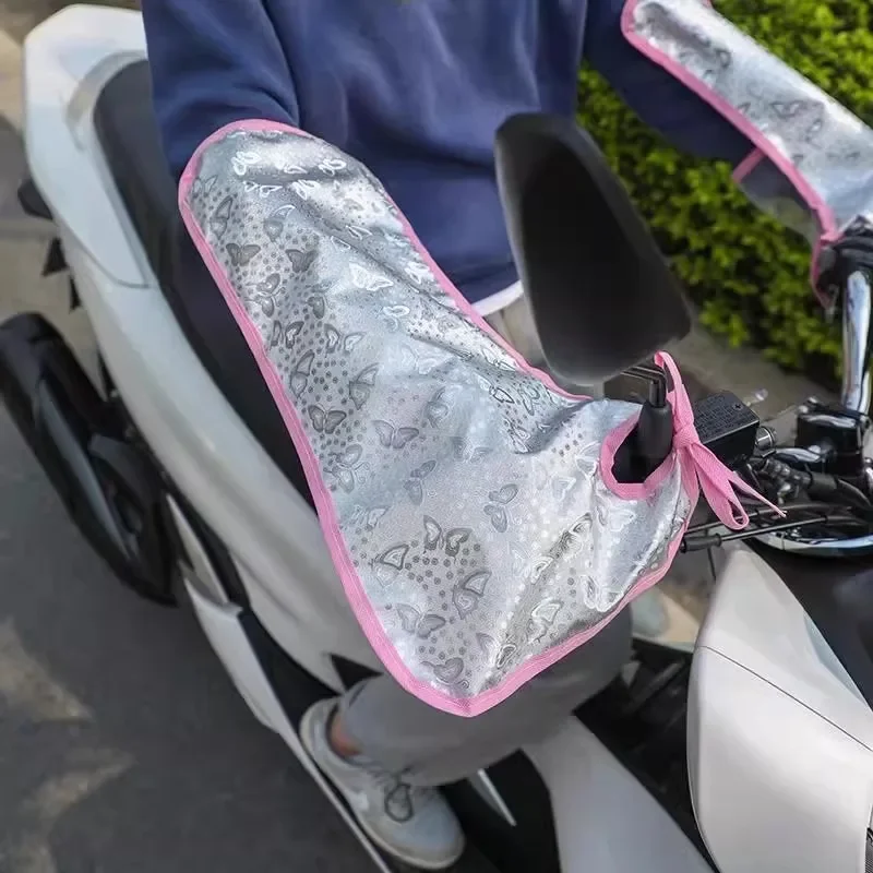 

Summer extended thin sun-protective gloves for electric vehicles,handlebar covers for electric scooters,sun-shading
