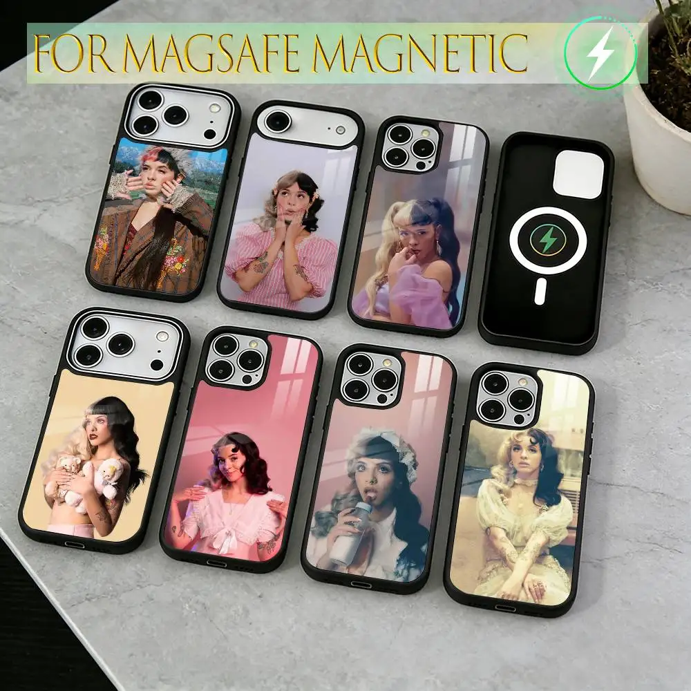 

Singer M-Melanie Martinez Phone Case For iPhone17,16,15,14,13,12,11 Plus,Pro Magnetic with Magsafe Wireless Charging