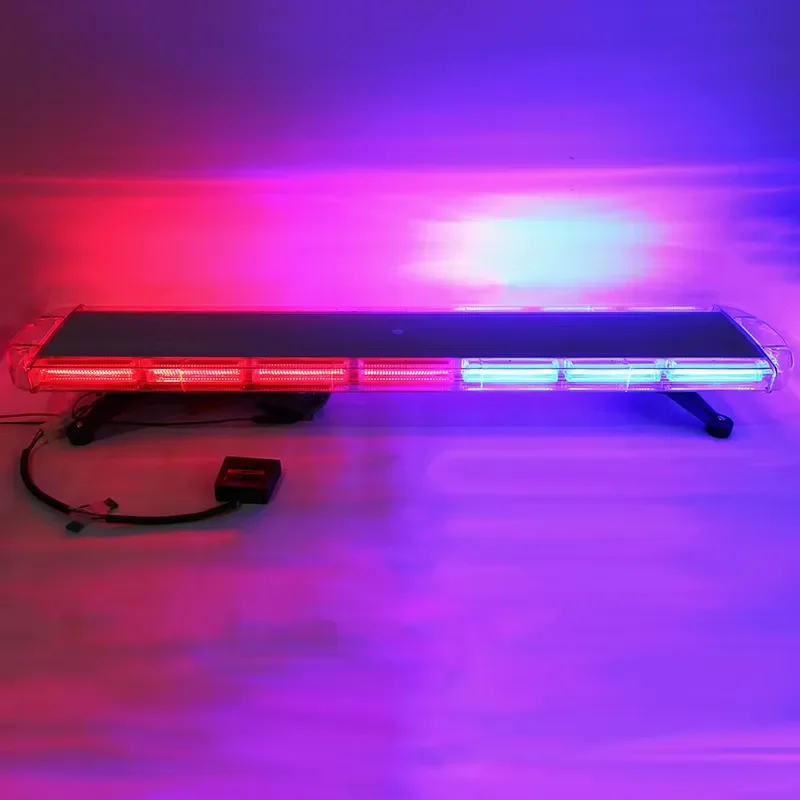 Biaochi 96 Led Flashing Strobe Light Bar Blue-red Traffic Advisor Waterproof Emergency Hazard Warning Light For Accord