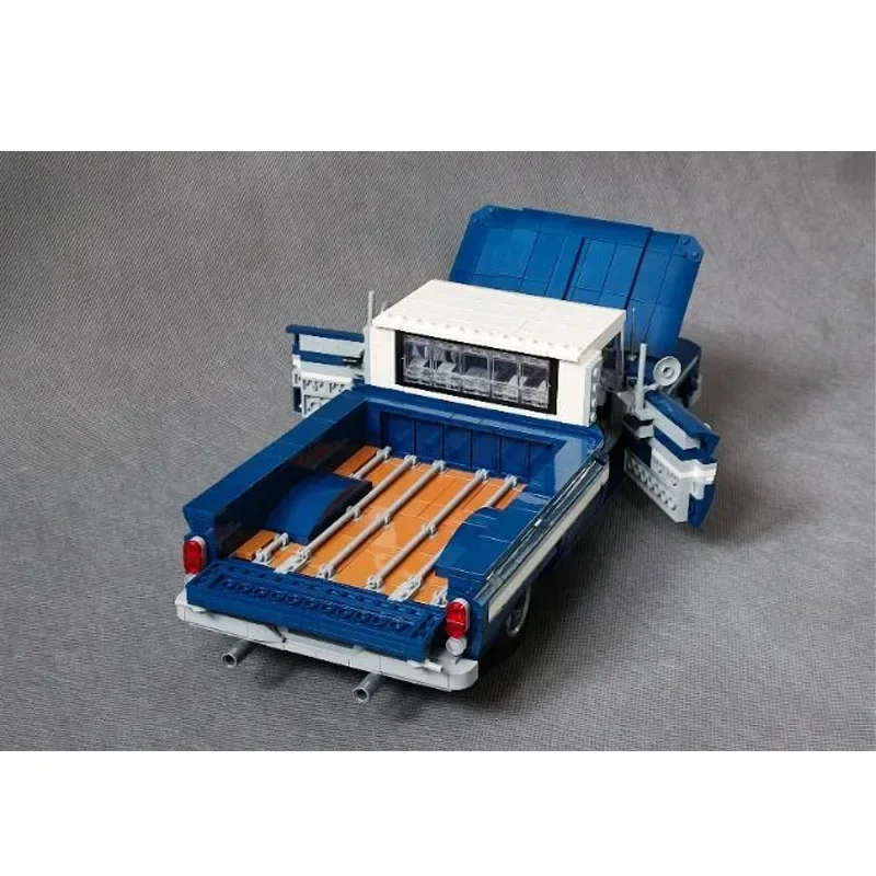 

MOC-164662 Новый синий родстер C10 1966, сборка, сращивание, строительный блок, модель Moc, креативные строительные блоки, детская игрушка на день рождения, подарок