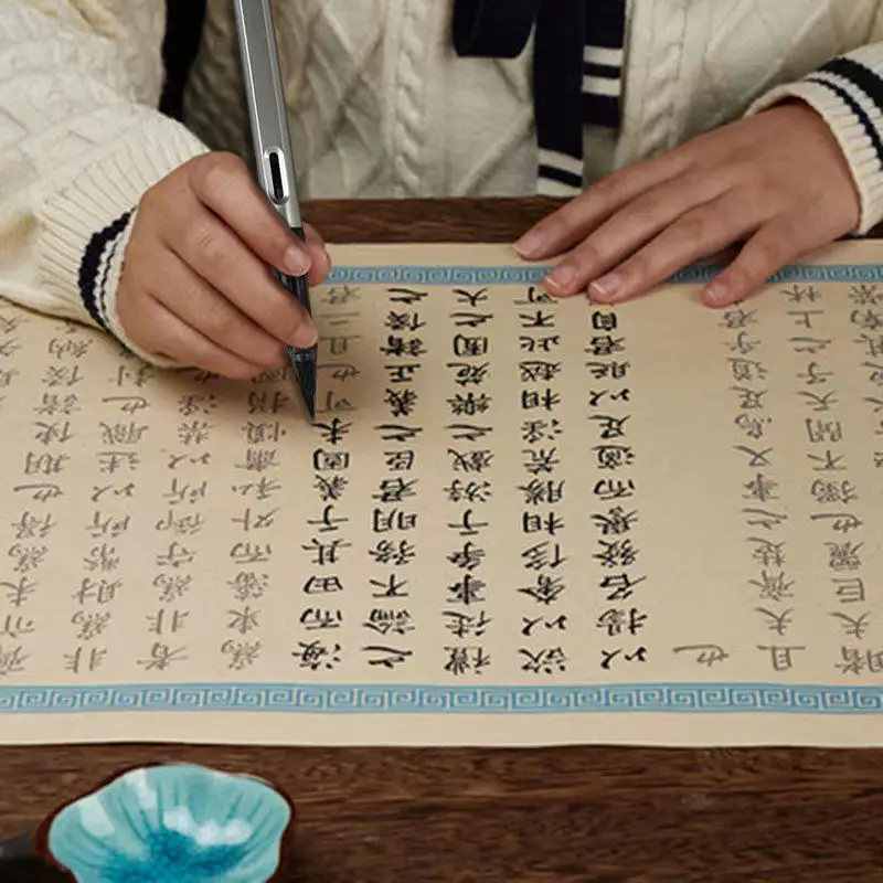 Set Belajar 5 Meter Long Scroll Shanglin Fu Full Pen Type Small Script Brush Copybook Copy Sima Xiangru'S