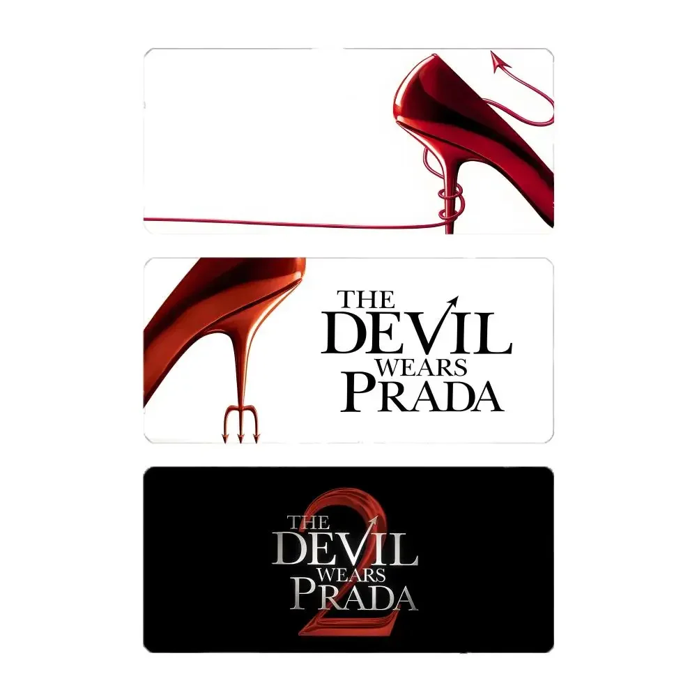 fashion movie T-The Devil Wears Prada Mouse Pad Large Gaming Mousepad with Stitched Edges Thickened Desk Mat PC