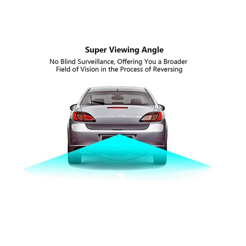 Caméra de Rectransistors Complète Résistante à Large Écran LCD TFT de 4.3 Pouces, Moniteur Étanche avec Vision Nocturne et Sauvegarde