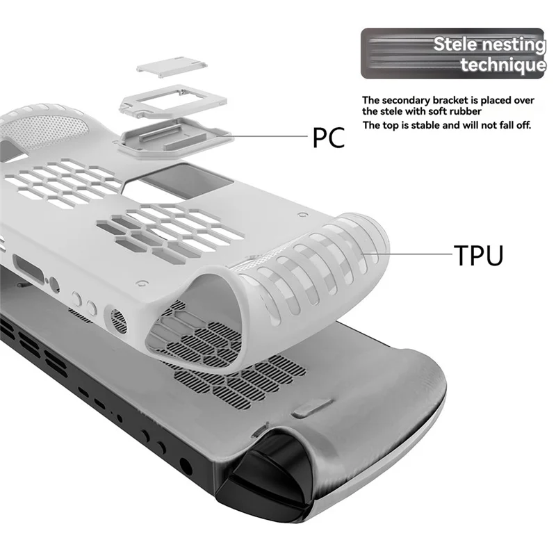 【B74A】TPU Shockproof Protective Case For Lenovo Legion Go S Handheld Console Anti-Scratch Full Cover Design - Image 5
