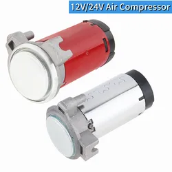 12V /24V Universal Car Air Horn Pump Loud Car Truck Vehicle Train Motorcycle Siren Horn Multi-tone Claxon Horns Air Compressor