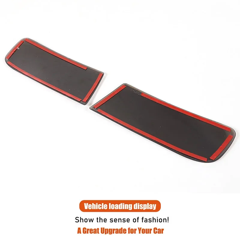 

For Toyota Land Cruiser Prado FJ150 150 2010-2023 ABS Rear fog light blackened pieces Decorative Sticker Accessories