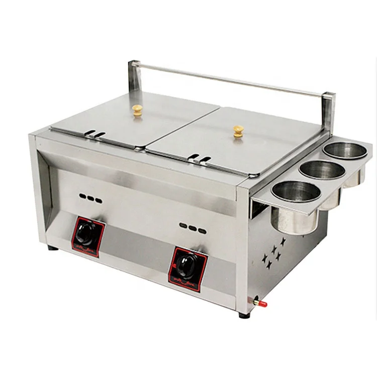 

Промышленная фритюрница с двумя корзинами из нержавеющей стали, двухтопливная (газ/электричество), для тяжелых условий эксплуатации