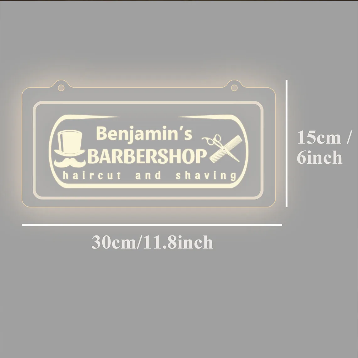 1 قطعة شكل مربع كسارة البندق ومقص اسم شخصي USB الطاقة النيون ليلة مصباح مصباح الاكريليك ل ديكور الحفلات هدية لفرين