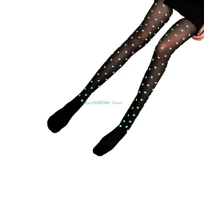 N7yf Femmes Sexy Lumineux Clouts brillants Sofky Clords Stocks Pantyhose pour fête d'Halloween