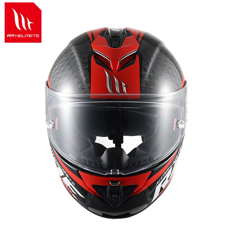 MT Capacetes Leves Capacete de Motocicleta RAPIDE PRO CARBON Material Original Full Face Off Moto DOT ECE com Forte ABS Shell