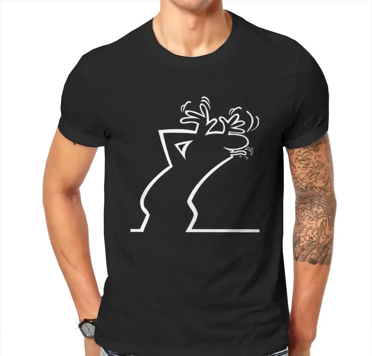 La Linea Bilder Foto Upload Baumwolle Männer männer T-shirt Kurzarm T-shirts Männlich Lose T-shirt